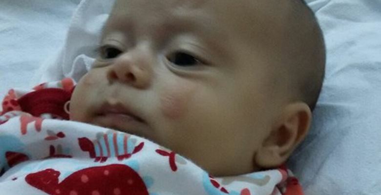 Isparta’da yaşayan Yaşar ve Gökhan Gökdoğan çiftinin 4,5 aylık bebekleri