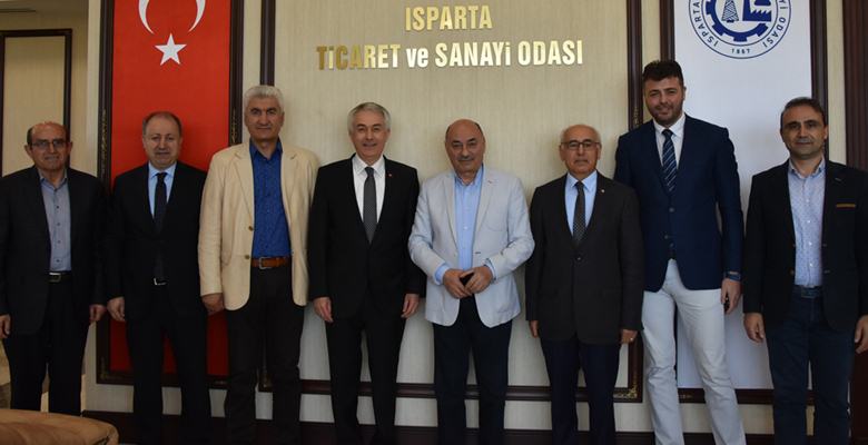 Esnaf ve Sanatkarlar Odalar Birliği Başkanı Mehmet Aybatılı, Isparta Ticaret