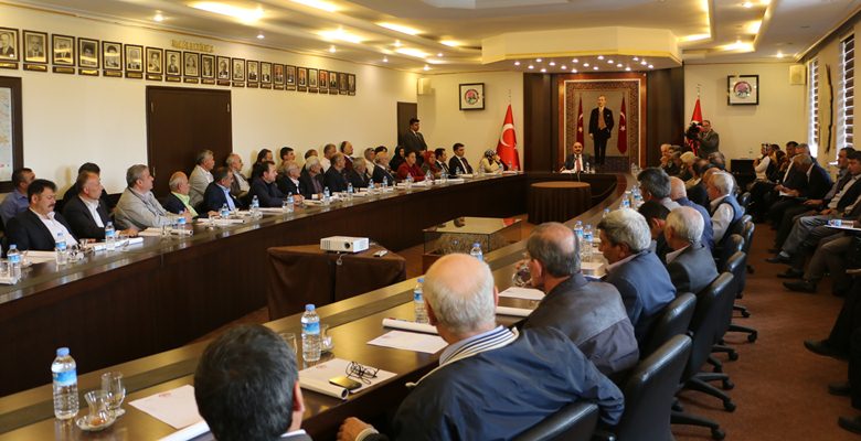 Isparta Valisi Şehmus Günaydın başkanlığında Nisan ayı merkez mahalle ve