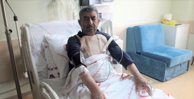 Denizli’de yaşayan 70 yaşındaki Hasan Ali Hare yaşadığı sağlık sorunlarıyla