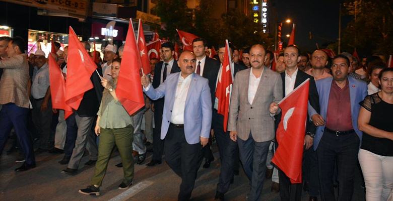 ISPARTA’DA 15 Temmuz’da Demokrasi ve Milli Birlik Günü etkinlikleri kapsamında