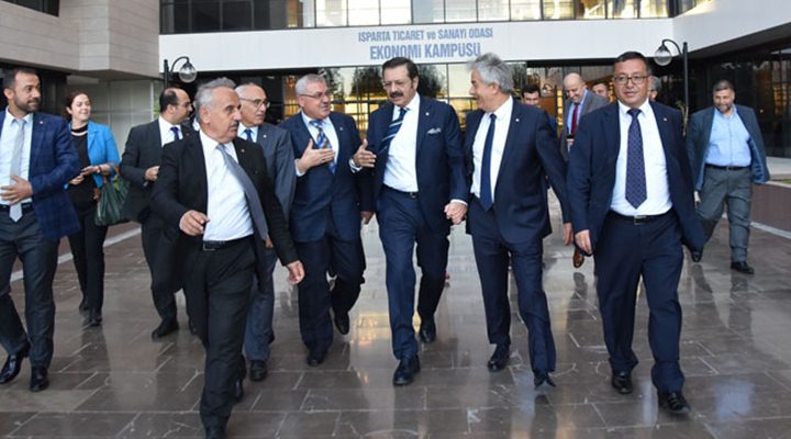 Türkiye Odalar ve Borsalar Birliği Başkanı Hisarcıklıoğlu, ITSO’yu ziyaretinde ITSO