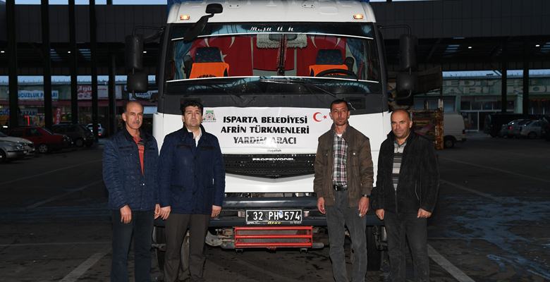 Isparta Belediyesi bugüne kadar Suriye’nin Bayırbucak ve Afrin bölgesinde bulunan