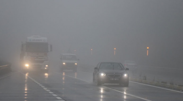 Isparta’da yoğun sis etkili oldu