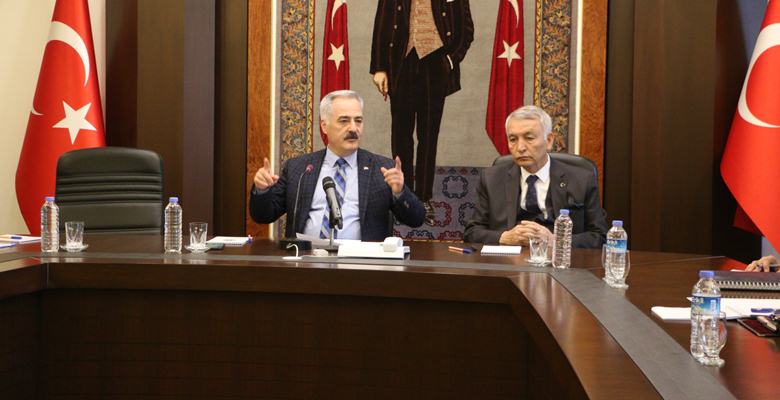 Her ay düzenli olarak yapılan Merkez Mahalle Muhtarları toplantısının 2018