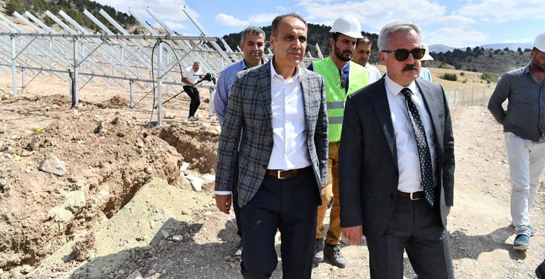 Isparta İl Özel idaresinin geçtiğimiz aylarda ihale ettiği Güneş Enerji
