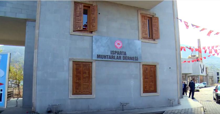 Uzun yıllardır Kültür Sitesi’nde hizmet veren Isparta Muhtarlar Derneği yeni