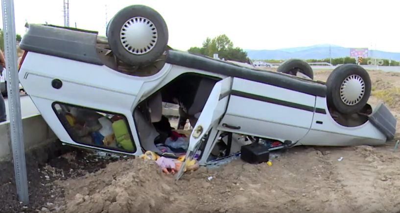 Isparta Eğirdir Karayolu 15. Kilometresinde feci bir kaza meydana geldi.