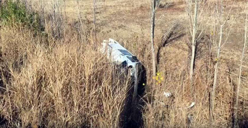 Göksöğüt yol ayrımında sürücünün direksiyon hakimiyetini kaybetmesi nedeniyle otomobil yol