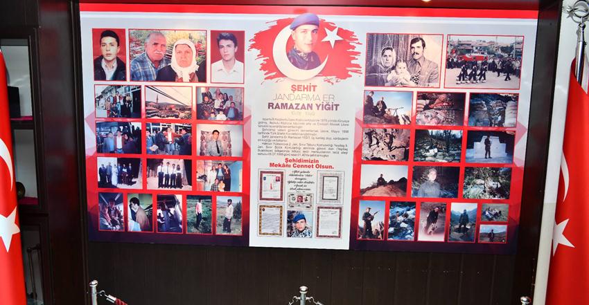 Hakkâri Yüksekova 2. Jandarma Sınır Tabur Komutanlığı’nda askerlik görevini yaparken