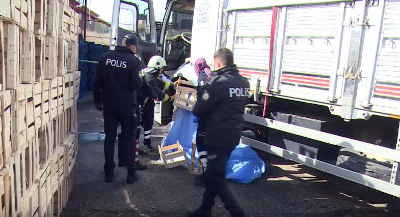 Isparta Sebzeciler ve Meyveler Halinde meydana gelen olayda, ürün indirmek