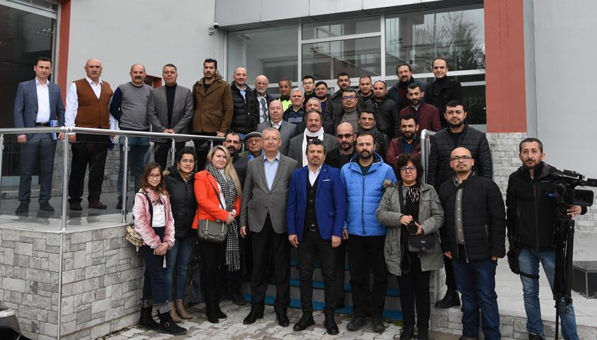 Isparta İl Emniyet Teşkilatı ile Yerel Medya Mensupları bir araya
