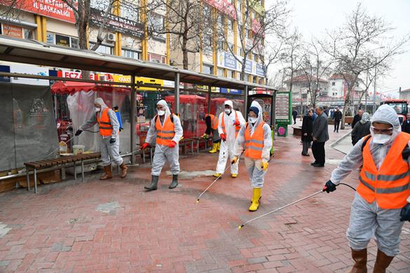 Isparta Belediyesi şehirdeki Korona Virüs riskine karşı önlemlerini arttırdı. Isparta