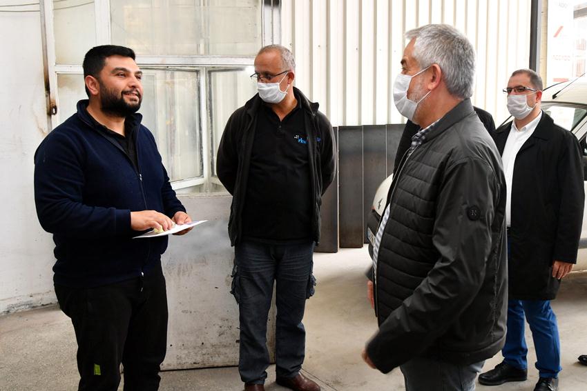 Isparta Belediyesi Sanat ve Meslek Eğitimi (ISMEK) birimince Korona Virüsü