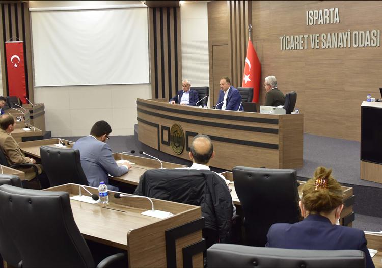 Ak Parti Isparta Milletvekili Recep Özel, ITSO’ya ziyarette bulundu. ITSO