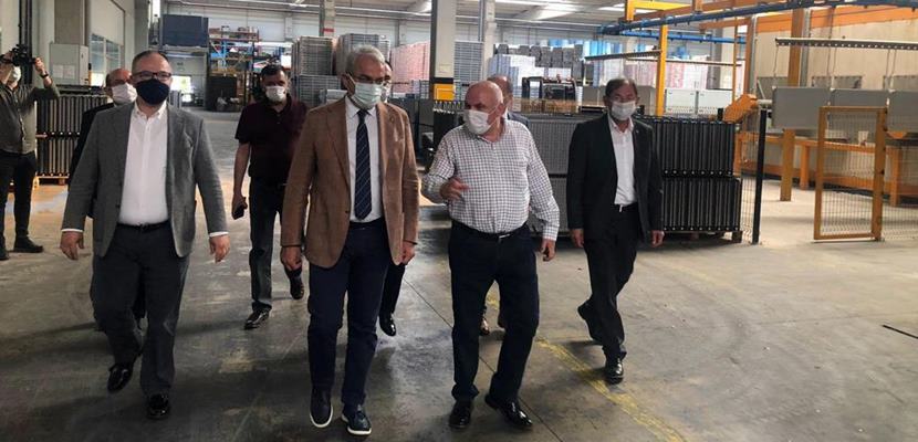 Isparta Ticaret ve Sanayi Odası Başkanı Mustafa Tutar ve yönetim