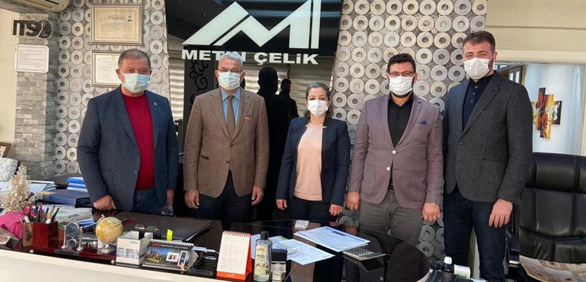 Isparta Ticaret ve Sanayi Odası Başkanı Mustafa Tutar ve Yönetim
