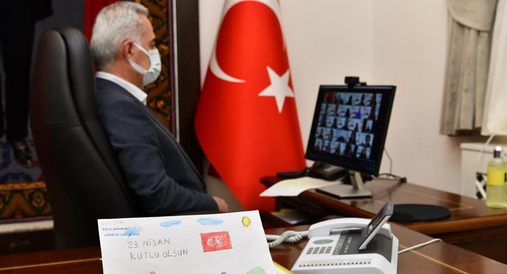 23 Nisan Ulusal Egemenlik ve Çocuk Bayramı kutlamaları kapsamında Vali
