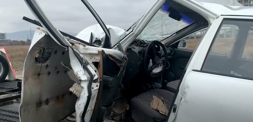 Isparta’nın Çünür Mahallesi Yeni Otogar İnşaatı yanındaki yolda bugün sabah