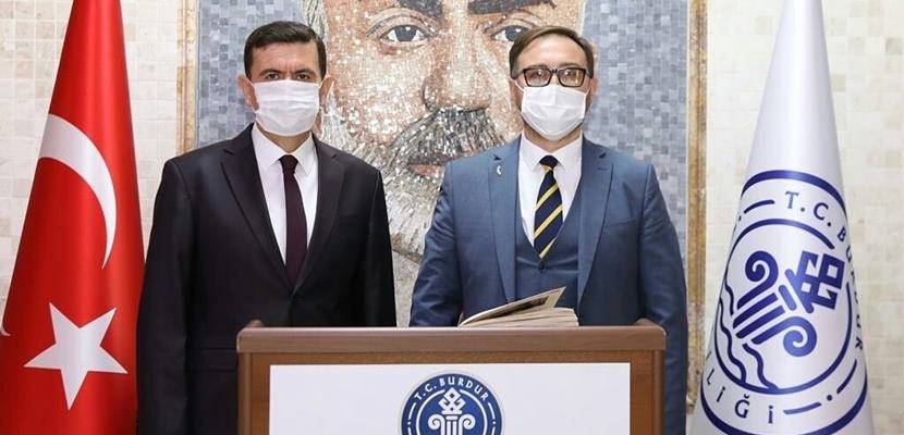 Ukrayna Antalya Konsolosu Sayın Emir Rustamov, Burdur Valisi Sayın Ali