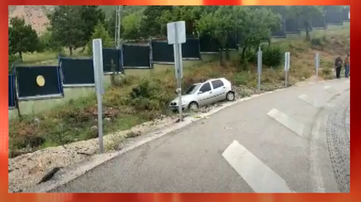 Isparta’nın Eğirdir ilçesinde kazaları ile meşhur yolu olan Miskinler yokuşu
