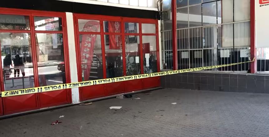 Yeni Sanayi Sitesi’ndeki bir işyeri, gece saatlerinde kimliği belirsiz kişi