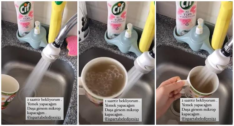 Isparta’da Musluklardan Çamur Akıyor