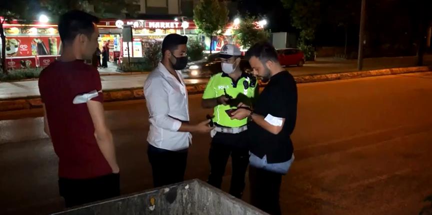 Isparta’da trafik denetimini görünce aracını bırakıp kaçmak isteyen alkollü sürücü