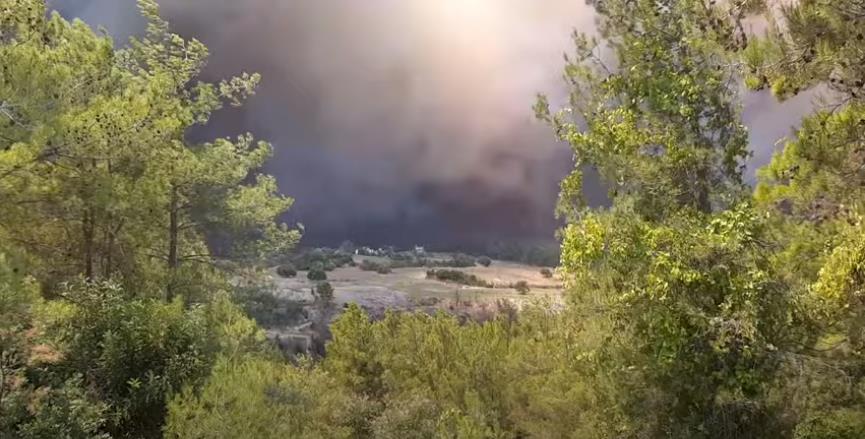 Isparta’nın Sütçüler ilçesine bağlı Yazılı Kanyon mevkiinde pazartesi öğle saatlerinde başlayan