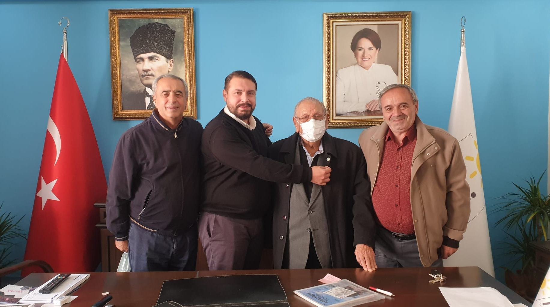 Isparta’nın Duayen Gazetecilerinden olan İki Gözüm Hilmi Özdemir İyi Parti’ye