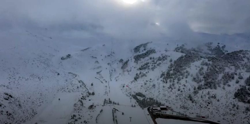 Isparta’nın incisi, Akdeniz’in parlayan yıldızı Davraz Kayak Merkezinde son kar
