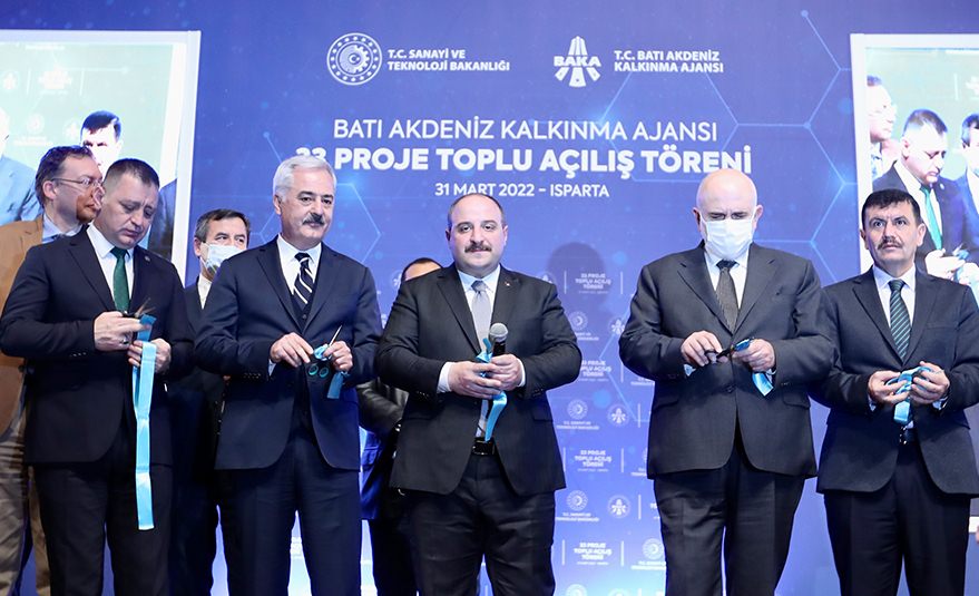 Sanayi ve Teknoloji Bakanı Mustafa Varank, Batı Akdeniz Kalkınma Ajansı