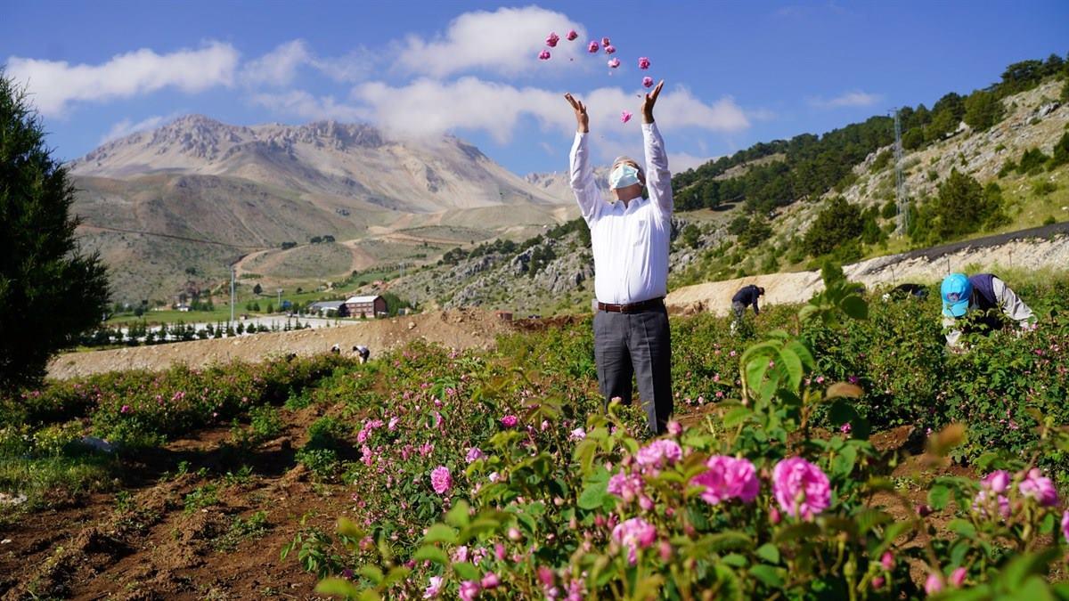 Davraz’ın bereketli toprakları kış boyu kar altında kalarak bahara hazırlık