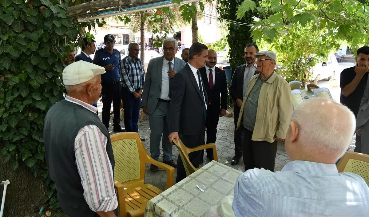 Vali Aydın Baruş çalışma ziyareti kapsamında Gelendost ilçesinde bir dizi
