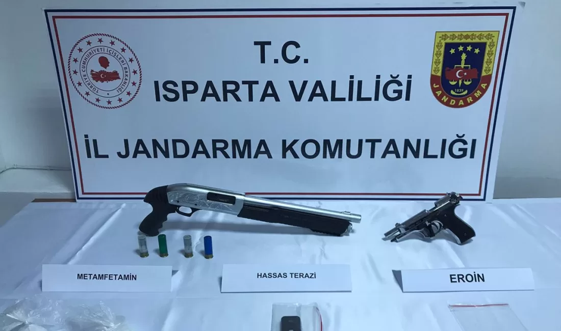 Isparta’da Uyuşturucu Operasyonu Isparta İl Jandarma Komutanlığı ekipleri, 13-17 Eylül tarihleri arasında uyuşturucu
