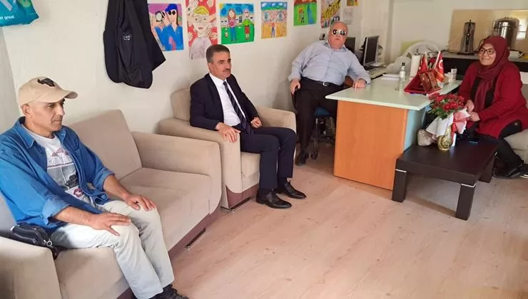 İade-i ziyaret programı kapsamında ilimizde bulunan engelli derneklerini ziyaret eden