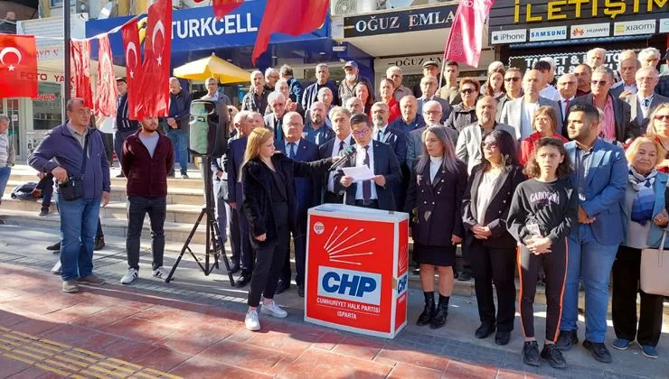CHP ISPARTA İL BAŞKANI YALIM HALICI: CUMHURİYETİN TEMEL DEĞERLERİNİ TARTIŞMAYA