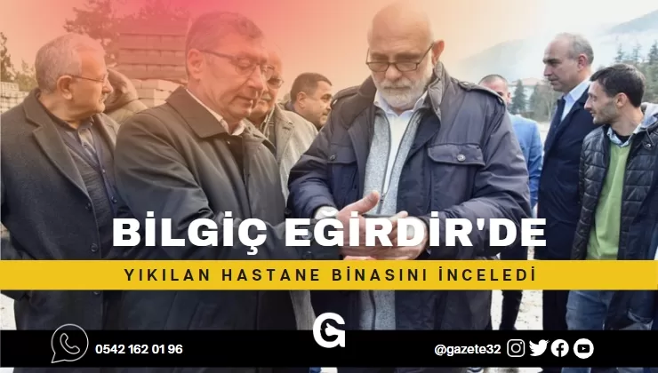 TBMM Başkanvekili AK Parti Isparta Milletvekili Süreyya Sadi BİLGİÇ dün