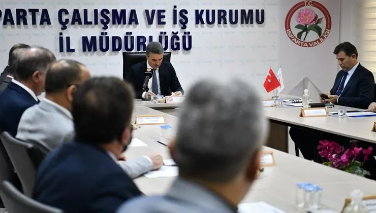 İlimizin istihdam ve mesleki eğitim durumunun görüşüldüğü, yeni kararlar ile