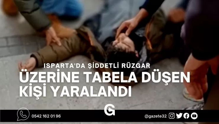 Isparta’da şiddetli lodos ve ihmalkarlık kazalara neden oluyor. Belediye İş