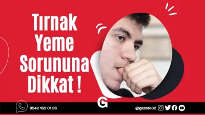 Psikiyatri Uzmanı Dr. Tuba Erdoğan konu hakkında bilgiler verdi.  Tırnak yeme, çocuklarda