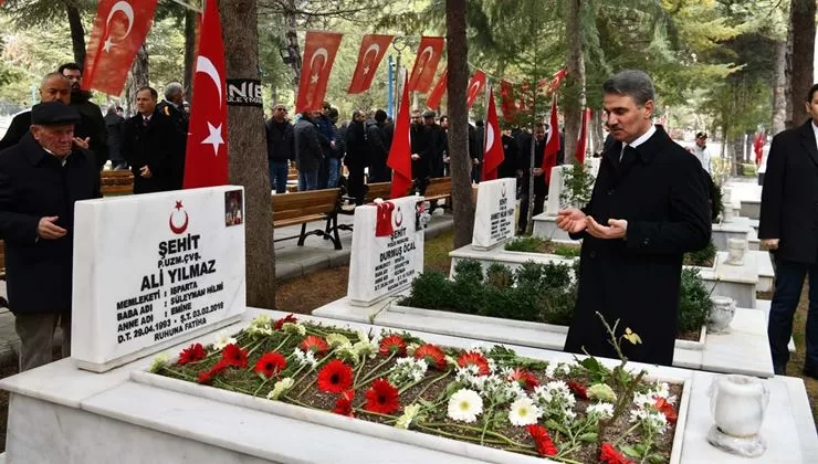 Şehadetleri Ocak ve Şubat ayına denk gelen Ispartalı aziz şehitlerimiz;