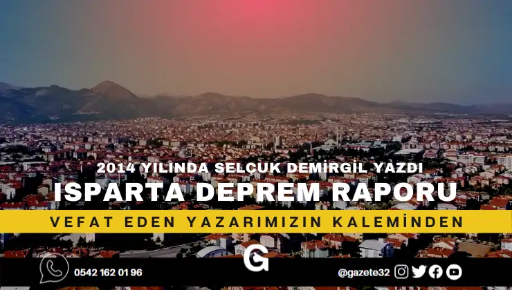 Geçtiğimiz yıllarda vefat eden köşe yazarımız Selçuk Demirgil hocamızın, 2014