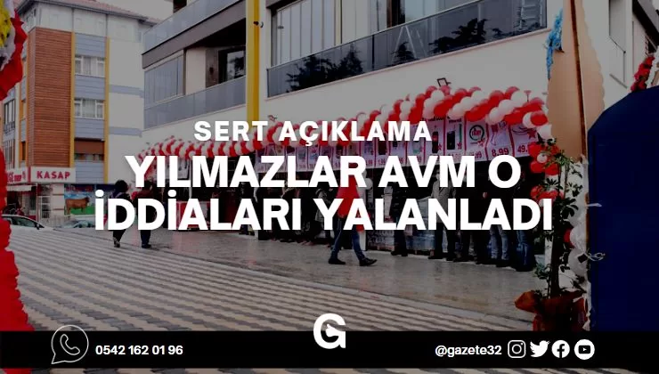 2000 yılından itibaren Ispartalılara hizmet veren Yılmazlar Alışveriş Merkezleri, bazı