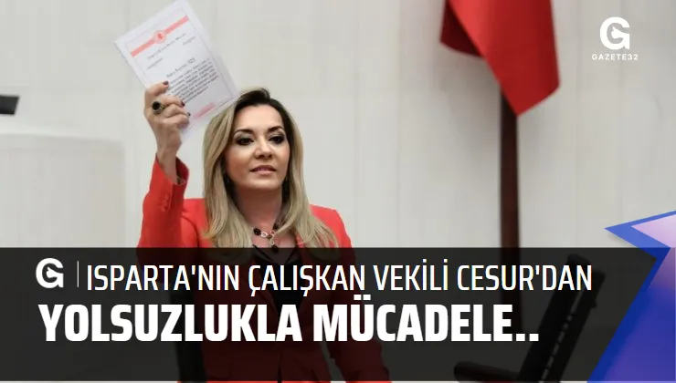 İYİ Parti Isparta Milletvekili Dr. Aylin Cesur, 3628 sayılı Mal