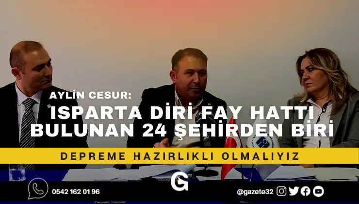 İYİ Parti Isparta Milletvekili Aylin Cesur ve beraberindeki partililer İnşaat