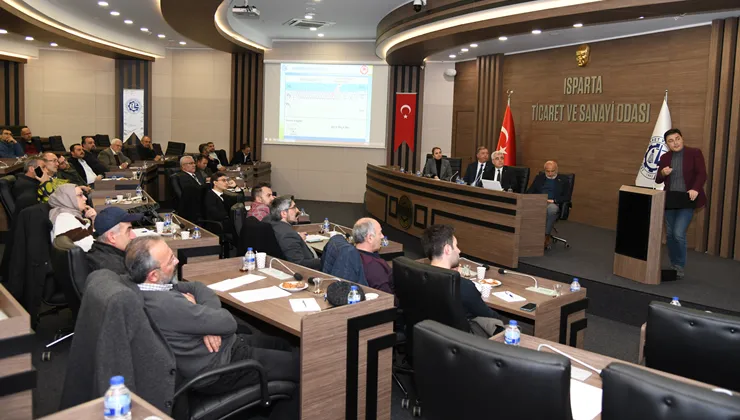Isparta Ticaret ve Sanayi Odası tarafından Deprem Çalıştayının ikincisi düzenlendi.