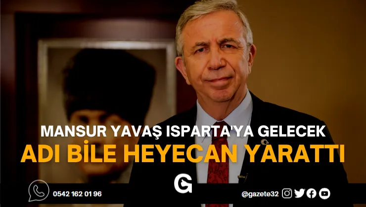 Millet İttifakı’nın önemli isimlerinden, Ankara Büyükşehir Belediye Başkanı Mansur Yavaş,