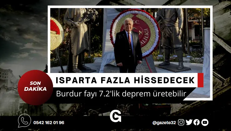 ITSO tarafından gerçekleştirilen “Isparta ve deprem” konulu toplantıda Jeoloji Mühendisleri