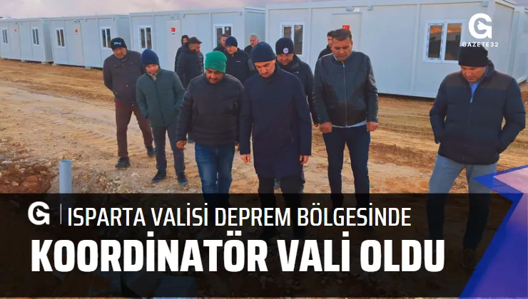 Vali Aydın Baruş, 6 Şubat deprem afetlerinde zarar gören illerimizden